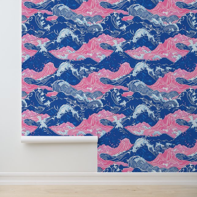 Papier Peint Tourbillon océanique (Application)