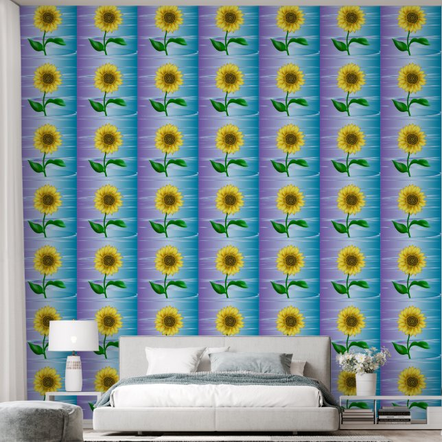 Papier Peint Tournesol (Chambre à coucher)