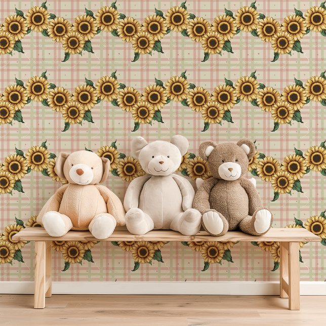 Papier Peint Tournesol Garland Plaid (Créateur téléchargé)
