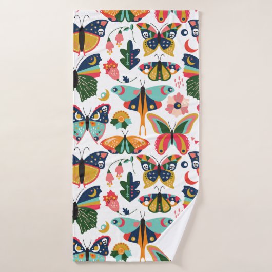 Papier peint transparent et lisible Motif avec Boh (Serviette de bain)