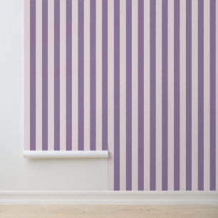 Papier Peint Trendy Regular Stripes en Blush & Violet