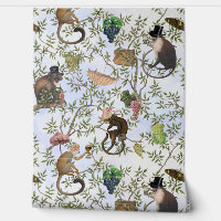 Tropical Vintage Monkey Gardenparty Chinoiserie