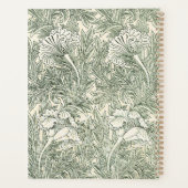 Papier peint tulipe classique vert de William Morr (Dos)