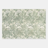 Papier peint tulipe classique vert de William Morr (Devant 3)