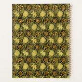 Papier peint Tulipe et Lys vert de William Morris (Dos)
