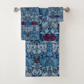 Papier peint Tulipe Rose Navy Blue de William Morr (En situation)