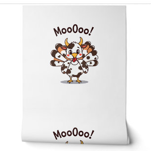 Papier Peint Turquie Moo Costume de vache mignonne Thanksgiving