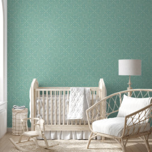 Papier Peint Turquoise géométrique Motif sans couture