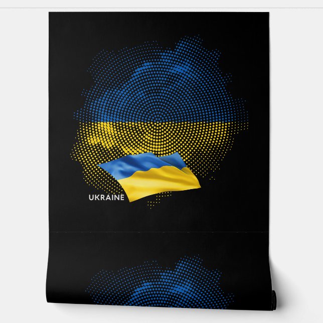 Papier Peint Ukraine flag (Déroulement)
