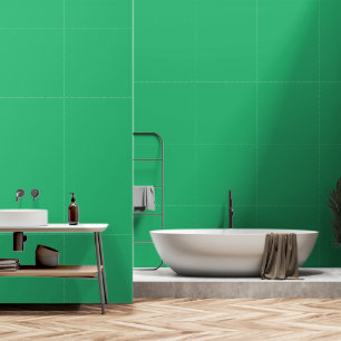 Papier Peint Un carré vert solide placé sur un fond blanc