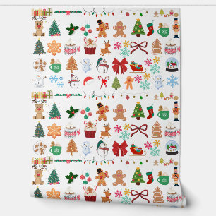 Papier Peint Un fond d'écran vibrant de Noël