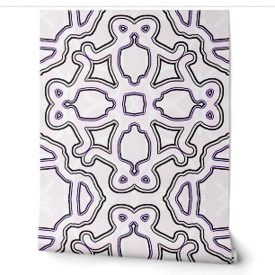 Papier Peint Une couleur blanche vintage "Ratti_Creative_Arts"