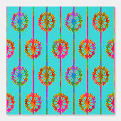 Papier Peint Une élégance cupide en turquoise (Recto)