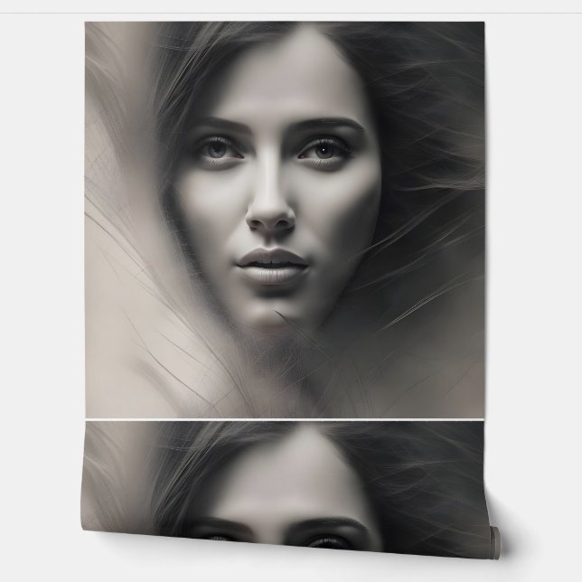 Papier Peint Une esquisse faciale (Déroulement)