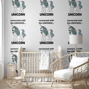 Papier Peint Unicorn Connecté Avec L'Unicorne Universe