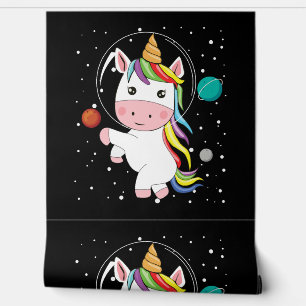 Papier Peint Unicorne Dans L'Espace