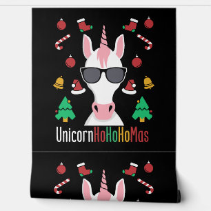 Papier Peint Unicorne de Noël