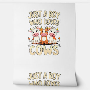 Papier Peint Vache _ Boys & Toddler, Juste Un Garçon Qui Aime L