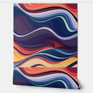 PAPIER PEINT VAGUES