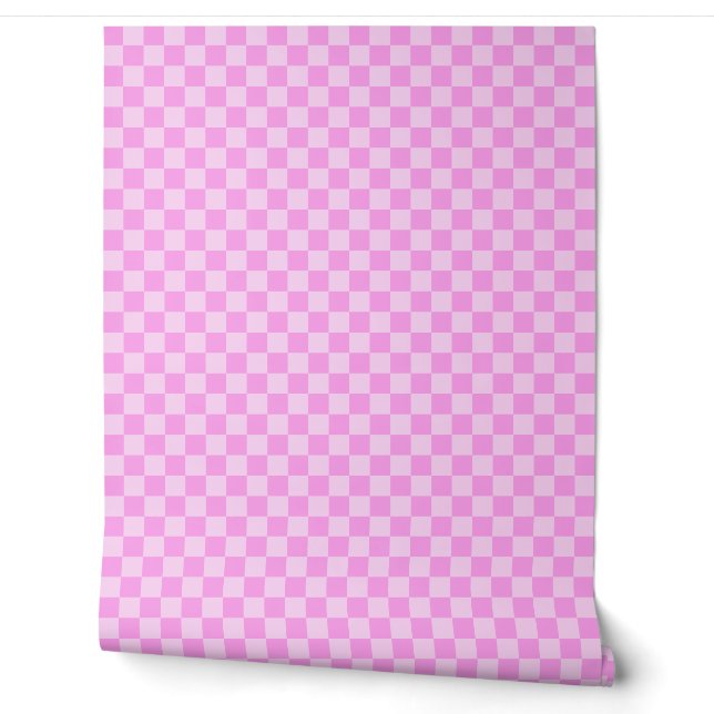 Papier Peint Vérificateurs de l'an 2000 rose pâle (Déroulement)