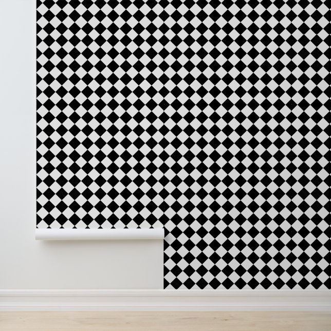 Papier Peint Vérification de la couche noire et blanche (Application)