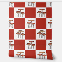 Vérification rouge avec champignon