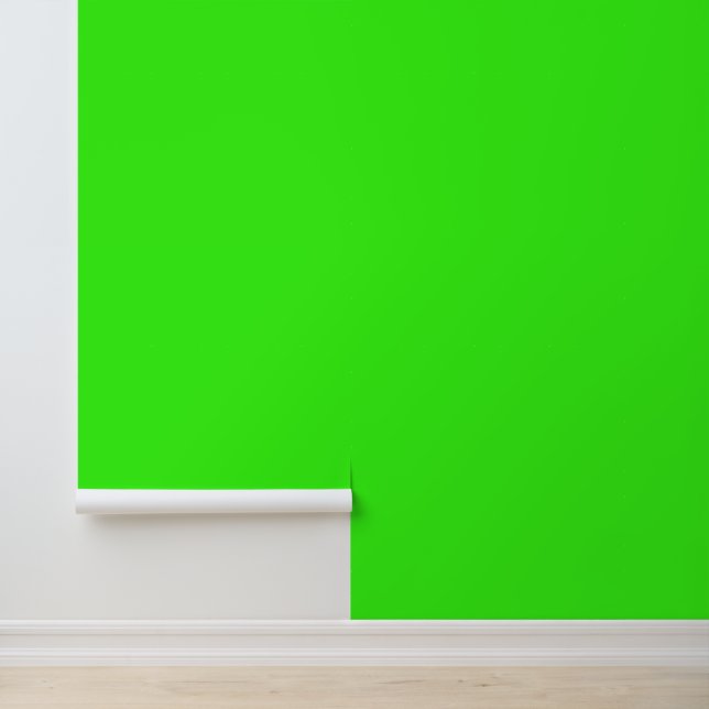 Papier Peint Vert fluorescent moderne simple (Application)
