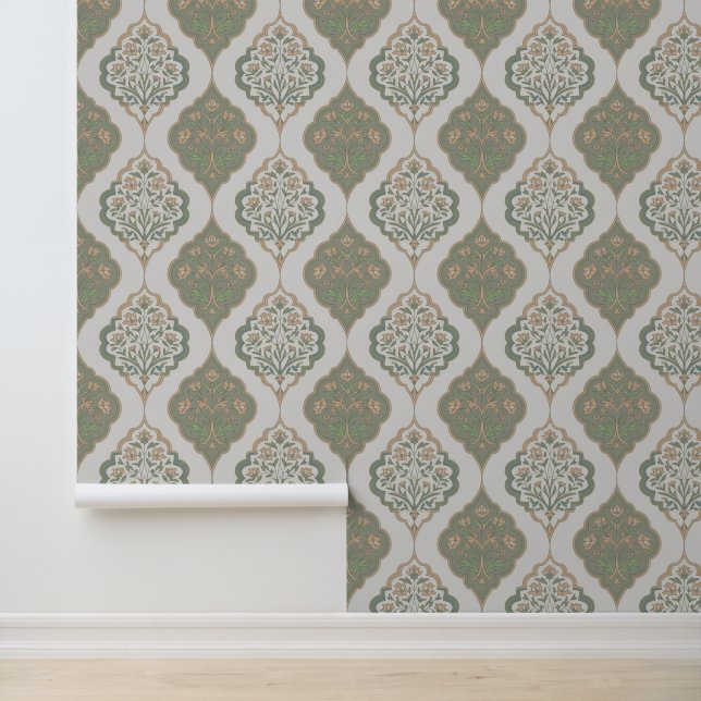 Papier Peint Vert frais inspiré du Maroc (Application)