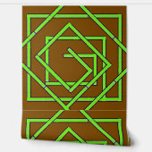 Papier Peint Vert Géologique Pâle Brun (Déroulement)