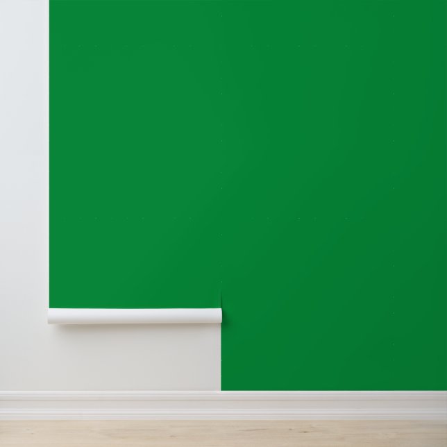 Papier Peint Vert moderne couleur uni simple (Application)