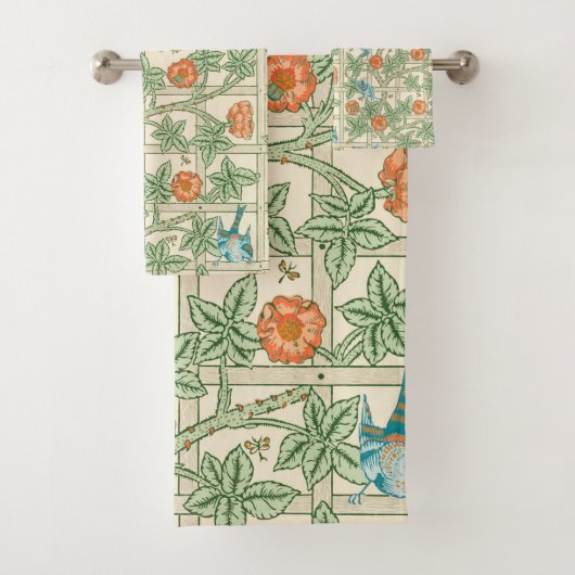 Papier peint victorien Trellis de William Morris (En situation)