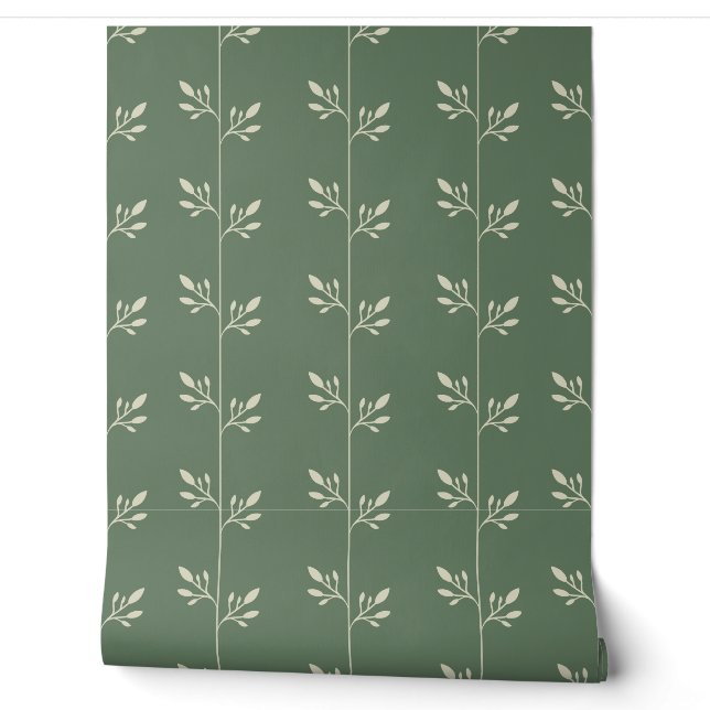 Papier Peint Vin botanique Sage (Déroulement)