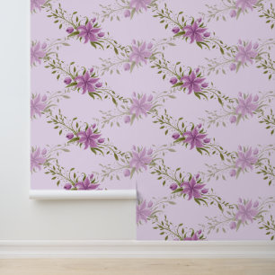 Papier Peint Vin d'Hibiscus pourpre