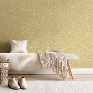 Papier Peint Vins Wavy Sketchy / Séquence jaune