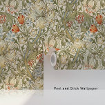 Papier Peint Vintage Golden Lilies William Morris<br><div class="desc">Ajoutez une touche d'élégance intemporelle à votre maison avec ce papier peint Vintage Golden Lilies Peel & Stick conçu par le célèbre William Morris. Cette motif complexe présente de luxueux lys dorés entrelacés de gracieuses vignes vertes et agrémentés de délicates fleurs rouges, bleues et crème. Les tons riches et terreux...</div>