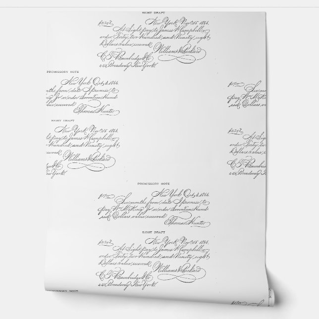 Papier Peint Vintage New York Business Office (Déroulement)