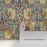 Papier Peint Vintage Pimpernel William Morris Floral<br><div class="desc">Apportez une touche d'élégance intemporelle à votre maison avec ce papier peint vintage exquis, inspiré par les motifs complexes de William Morris. Ce motif époustouflant présente des fleurs majestueuses de pétonnoir et des fleurs délicates entrelacées de feuilles et de vignes verdoyants. La palette de couleurs comprend des tons doux vert...</div>