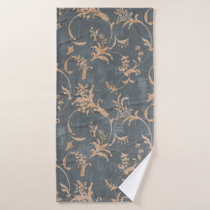 Papier peint vintage rétro à fleurs sur le dos