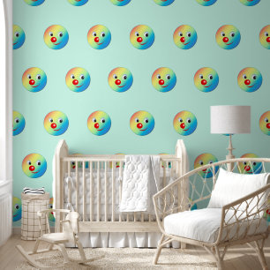 Papier Peint Visage clown souriant