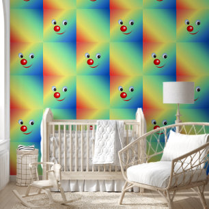 Papier Peint Visage clown souriant