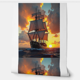 Papier Peint Voyage au coucher du soleil de la Cisa Verna