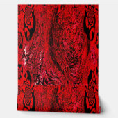 Papier Peint Wallpaper - Black Raspberry & Fiery Spiral (Déroulement)