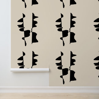 Papier Peint Wallpaper Design Abstrait Minimaliste - Dual face