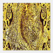 Papier Peint Wallpaper - Saffron Swirl & Midnight Whispers (Recto)