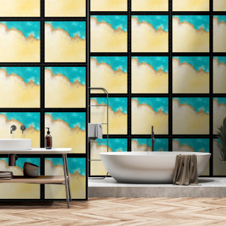 Papier Peint Water and sand Tiled