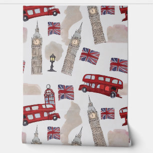 Papier Peint Watercolor de Londres