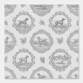 Papier Peint Weimaraner Vizsla Toile: Grayscale Hunting Dog (Recto)