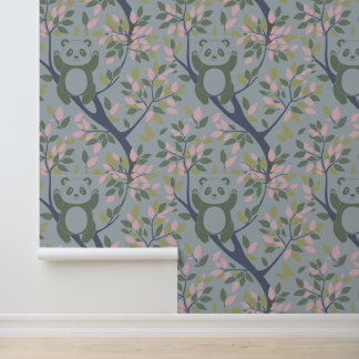 Papier Peint Whimsical Koala Dreams : Pastel Wallpaper