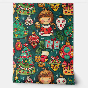 Papier Peint Whimstide Sparkle Christmas Wallpaper