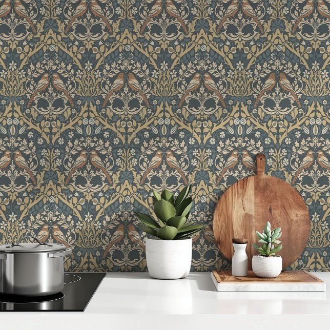 Papier Peint Whisperds Birds Fond d'écran Art Nouveau (Créateur téléchargé)